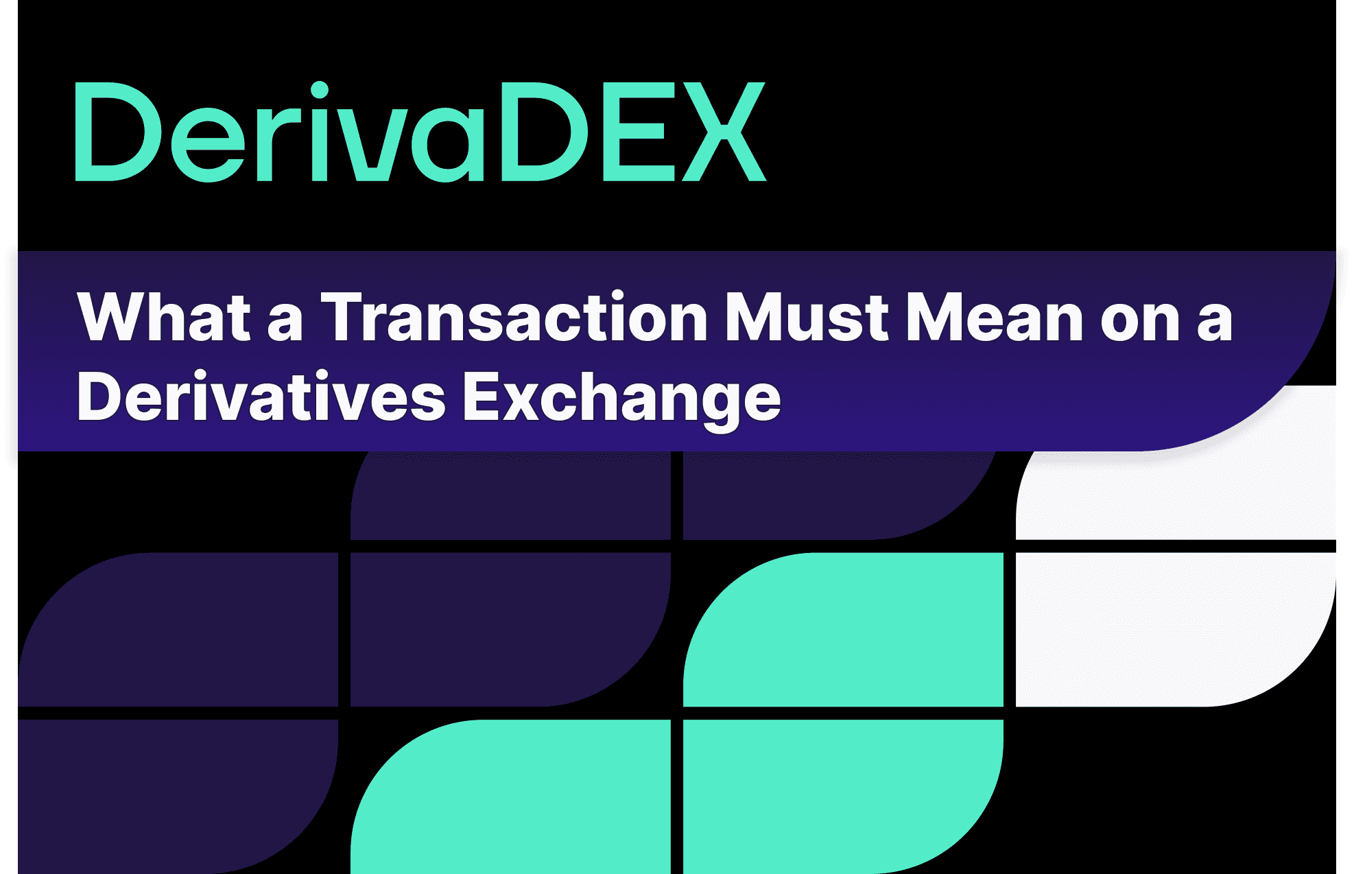 What a Transaction Must Mean on a Derivatives Exchange